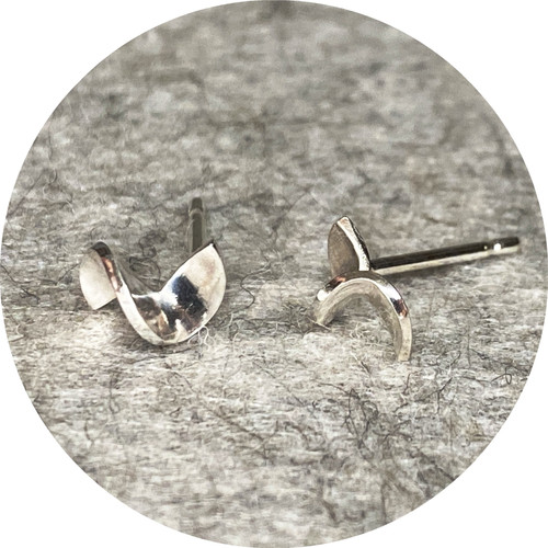 Susan McGinness - Split Stud Earrings (Small), sterling silver Susan McGinness - Split Stud Earrings (Small), sterling silver