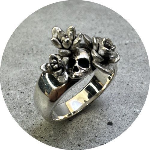 Good Gardener - Limited Edition Wild Atonement Ring, Palladium Sterling Silver, Size U