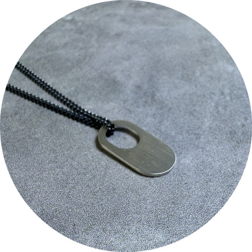 Cass Partington - Bus Stop Pendant, Sterling Silver, 75cm Chain
