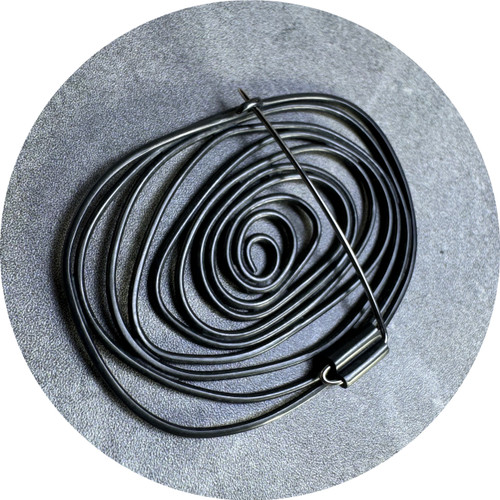 Melissa Gillespie - Tree Rings Oxidised Brooch #3, Sterling Silver, Stainless Steel