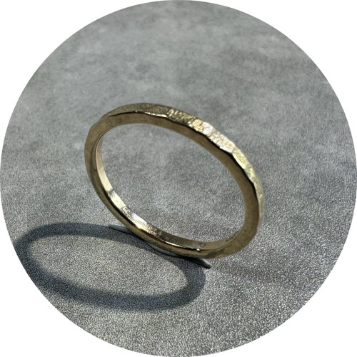 Aimee Sutanto - Winter Lake Fine Band, 9ct Yellow Gold, Size N