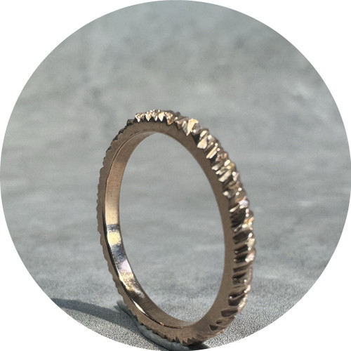 Leonie Simpson - Mini Facet Ring, 9ct Rose Gold, Size M Leonie Simpson - Mini Facet Ring, 9ct Rose Gold, Size M