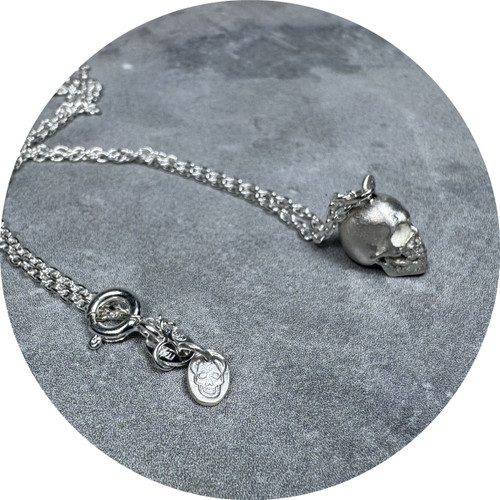 Good Gardener - Fallow Necklace, Fine Cable Chain, Sterling Silver, 50cm