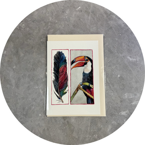 Elaine Camlin - Birds of a Feather Collection: 'Toco Toucan', Gift Card