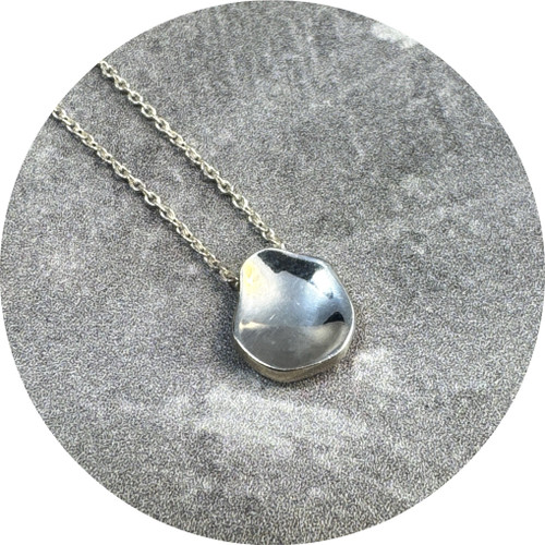Mill Foundry - 'Vital Pendant' Size Small, in Sterling Silver