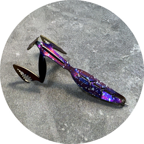 Luke Abbot - Mantis Brooch, Purple Titanium, Stainless Steel