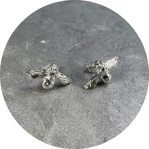 Olivia Dryden - Bee Stud Earrings. Sterling Silver