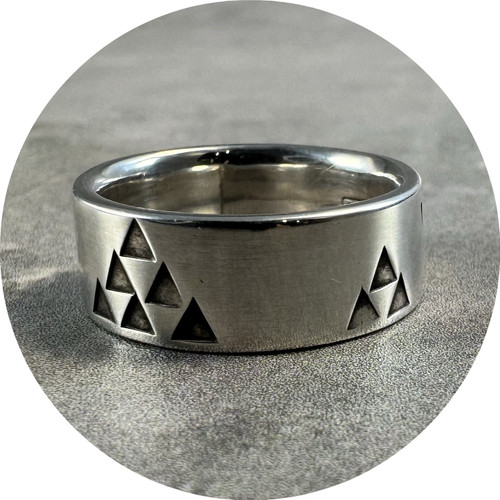 Maria Natoli - 'Decade' Ring, Sterling Silver, Size O