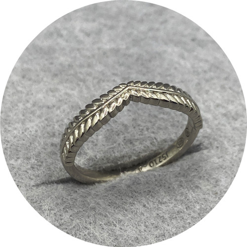 KIN - Floral Dress Ring, Sterling Silver, Size O