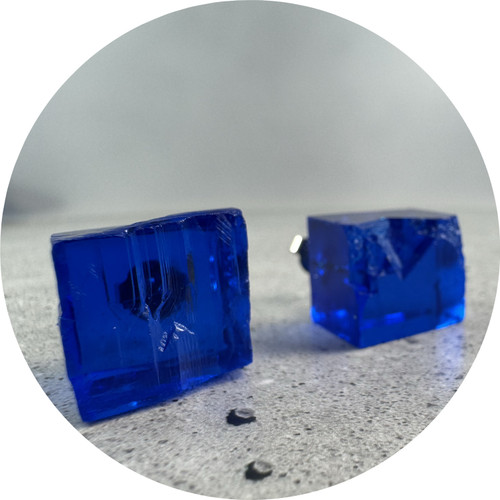 Simon Williams - 'Cubic' Earrings, Resin, Stainless Steel
