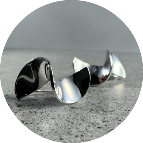 Susan McGinness - Sterling Silver Split Hook Earrings
