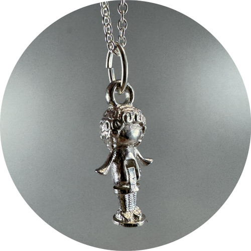 Petite Loot - Mini Polly Pendant. Sterling Silver. 45cm