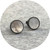 Laura Eyles- Still water studs. Sterling silver and Mother of Pearl.