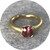Aph Ellen - 'Eight Claw Garnet Engagement Ring', 18ct yellow gold, mahenge garnet L