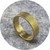 Melanie Ihnen -  9ct yellow gold textured ring. Size S 1/2.