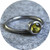 Ellinor Mazza - Solar Ring, platinum 950, Australian yellow sapphire