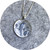 Claire Taylor - Bird circle pendant, sterling silver