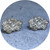 Manuela Igreja- Tussie Mussie stud earrings. Sterling silver.