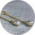 Laura Eyles - South Sea Keshi Chain Drop Earrings in 18ct Yellow Gold