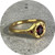 Ada Hodgson- 'Monet's Garden' Ring- Kenyan Ruby- 2 Pink Sapphires- 2 White Diamonds- 18ct Yellow Gold- Size Q1/2