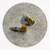 Phoebe Porter- Station Studs- Yellow- Titanium- Anodised Aluminium- Sterling Silver Posts and Backs