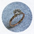 Ellinor Mazza- 'Betty Diamond' Ring, Rose Gold, White Gold, Salt and Pepper Diamond, Size N