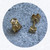 Eli Speaks - Mexicali studs in 9ct yellow, with white Australian Argyle diamonds.