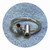 Danielle Barrie- Double Bullet Ring- Thick Band- Sterling Silver, Garnet, Citrine