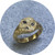 Albert Tse - Terra Round Signet Ring Small, 18ct Yelllow Gold, Diamonds, Size K 1/4
