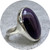 Leonie Simpson - Stone Set Ring, Purple Agate, Size Q 1/2