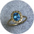 Ada Hodgson- Babylon Ring, 9ct Yellow Gold, Topaz, Size N