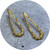 Naomi Bishop- Bubbly Teardrop Earrings, Gold Plated Sterling Silver