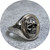 Ant Hat- Not-So-Evil-Eye Signet Ring, Sterling Silver, Size O 1/2