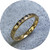 Kirra-Lea Caynes- Sand Cast Ring, 18ct Yellow Gold, Ceylon Sapphires, Size O