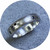 Kirra-Lea Caynes- Sand Cast Insitu Ring, Sterling Silver, Sapphires, Size N 1/2