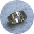 Ellinor Mazza - Yellow Gold 5+6 Morse Code Ring, Sterling Silver, 9ct Yellow Gold, Oxidised Detail, Size L 3/4