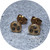 Ellinor Mazza - Black Diamond Spot Stud Earrings, 9ct Rose Gold, 6 x Black Diamonds