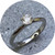 Brendan Cunningham- Solitaire Diamond Ring, 18ct White Gold, Diamond, Size M 1/2