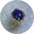 Sarah Ashlee- Fusilia Ring, 9ct Yellow Gold, Lapis, Size K 1/2