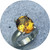 KIN - Citrine Ring, Sterling Silver, Size P