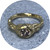 Sophie Quinn - Katie Ring, 9ct Yellow Gold, Australian Zircon, Size P