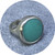 Leonie Simpson - Stone Set Newman Chrysoprase Ring, Sterling Silver, Newman Chrysoprase (Matte), Size R