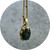 Kimba Pham - Sapphire Oval Pendant, 9ct Yellow Gold, Sapphire, 14ct Yellow Gold Sterling Silver Filled 40cm Satellite Chain