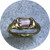 Erin Daniell- Salt Ring, 9ct Yellow Gold, Pink Tourmaline, Size M 3/4