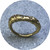 Erin Daniell- Spiral Ring, 9ct Yellow Gold, Peach Sapphires, Australian Zircons, Size J