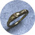 Erin Daniell- Spiral Ring, 9ct Yellow Gold, Peach Sapphires, Australian Zircons, Size J