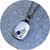 Lucie HB- Big Love Necklace Med (99), Sterling Silver, Mix Sapphires, 50cm