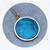 Robyn Clarke- 'Chroma Cloud' Teal Pendant Necklace- Fine Silver- Sterling Silver- Vitreous Enamel