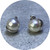 KIN- South Sea Pearl Cup Studs, 9ct White Gold, South Sea Pearl