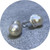 KIN- Baroque Pearl Studs, Sterling Silver, Fresh Water Baroque Pearl